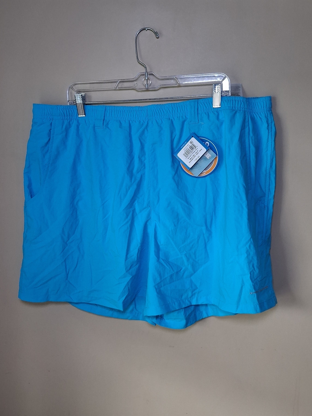Columbia PFG Backcast 6” Omni-Shade NWT Teal Swimming Shorts Trunks; Sz XXL